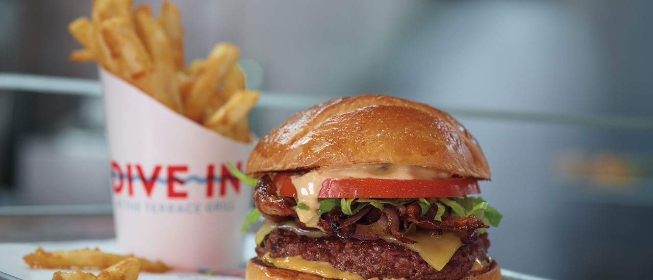 Hamburgere på Dive In