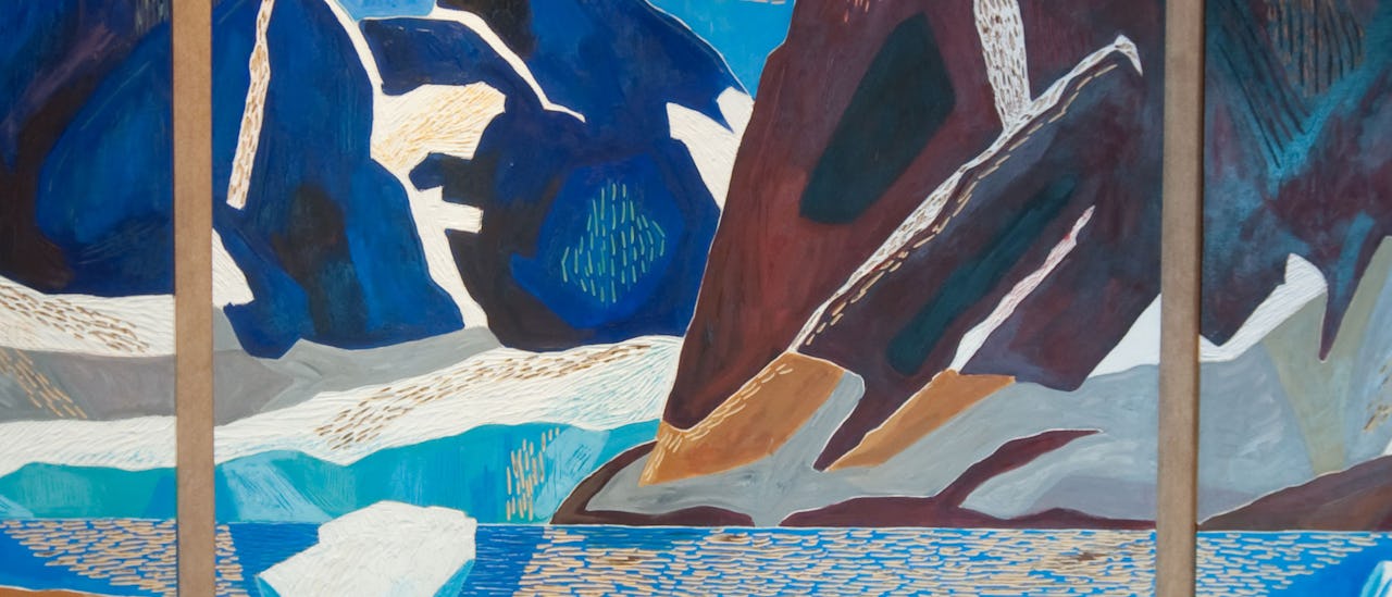 Kunsten på Fram er skapt av lokale kunstnere fra områdene rundt polarsirkelen