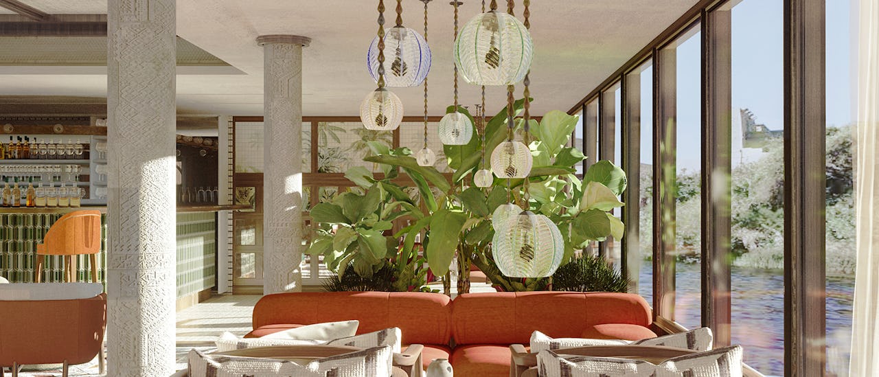 Slapp av i salongen.