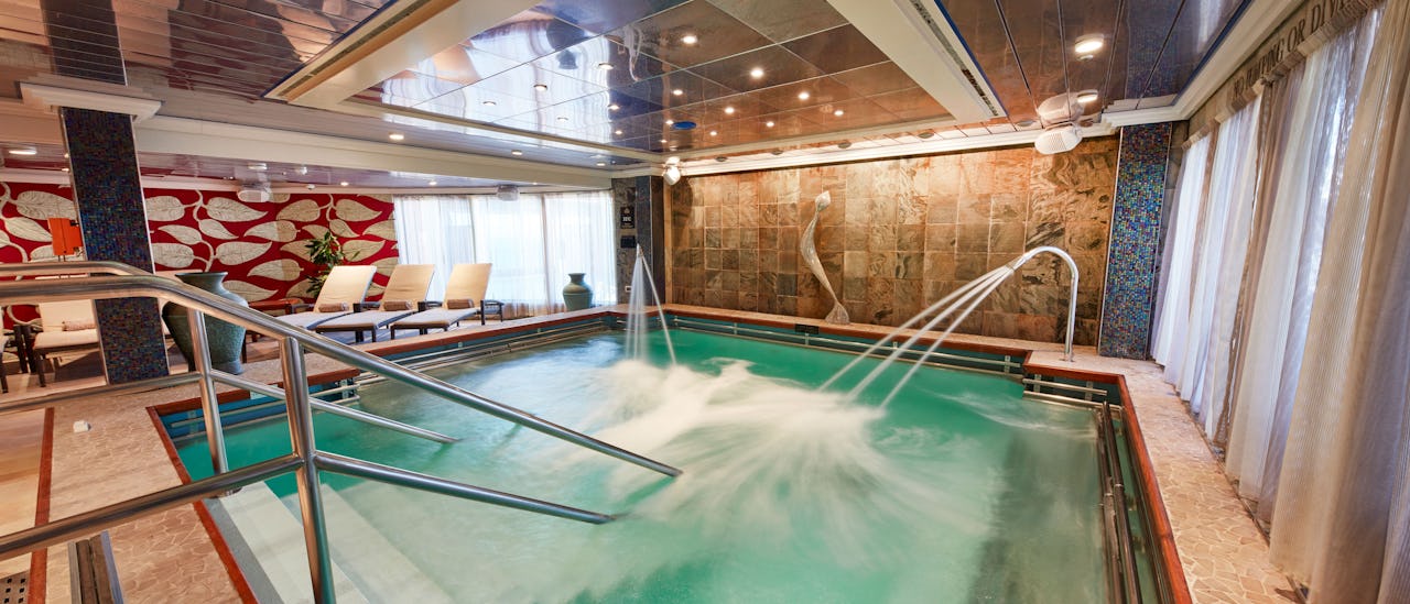 Boblebad på spa-området