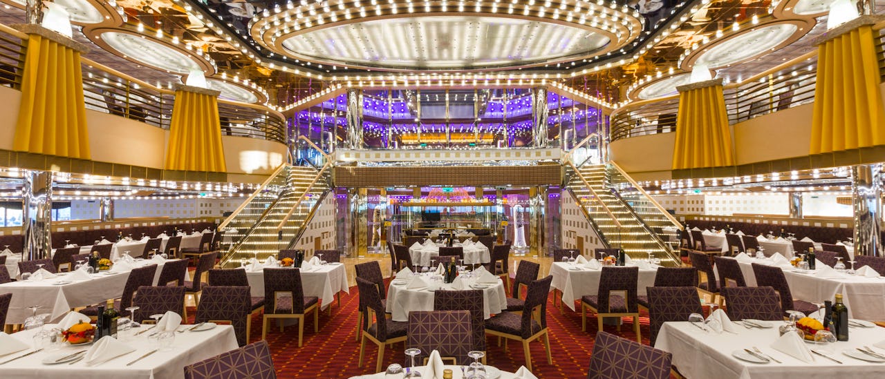 Hovedrestauranten er inkludert