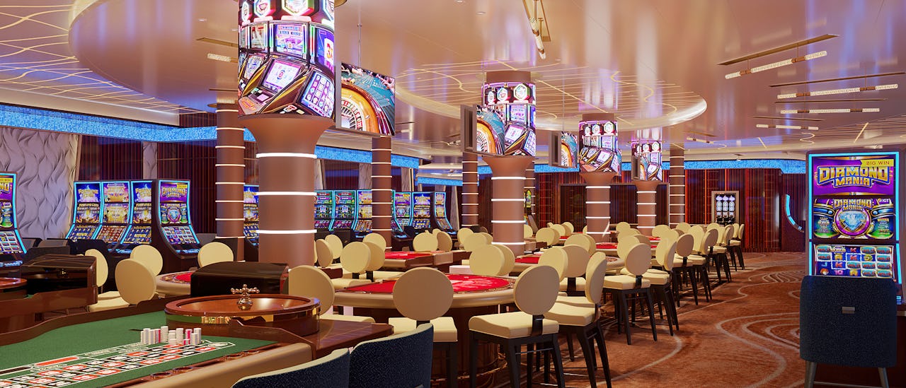 Her kan du prøve lykken i casinoet.