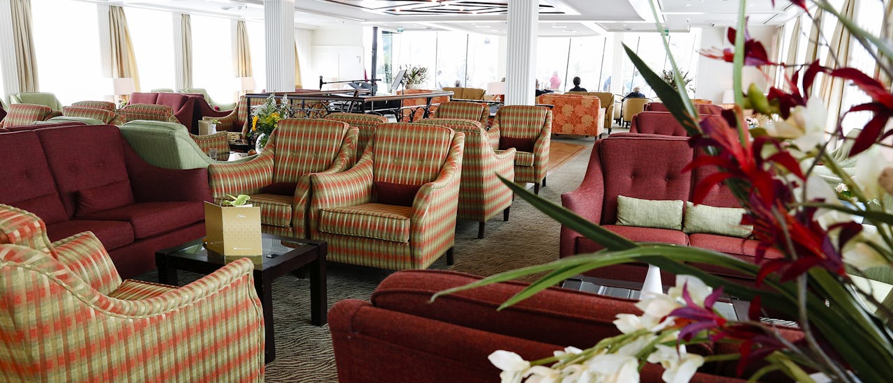 Slapp av i salongen.