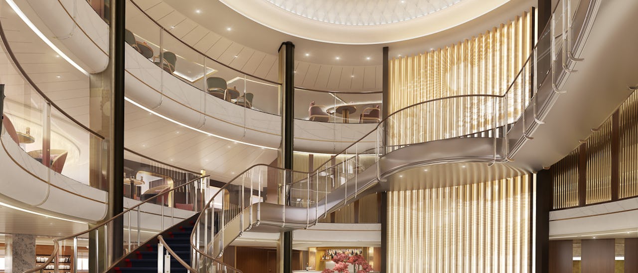 Du vil få en majestetisk velkomst når du kommer inn i Grand Lobby