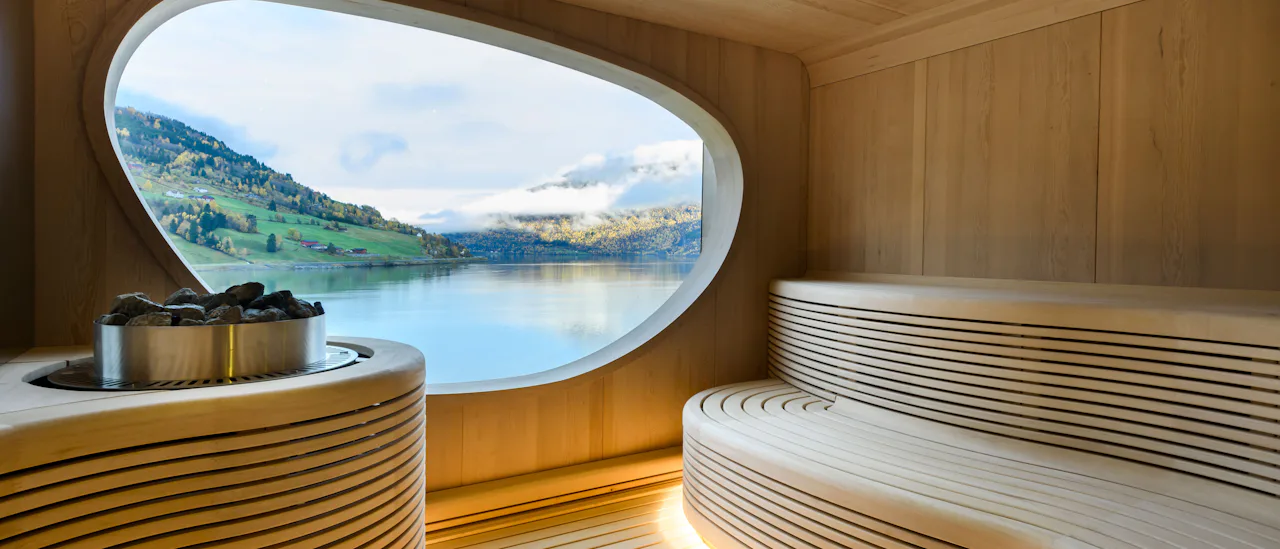 varme for sjelen i båtens sauna.