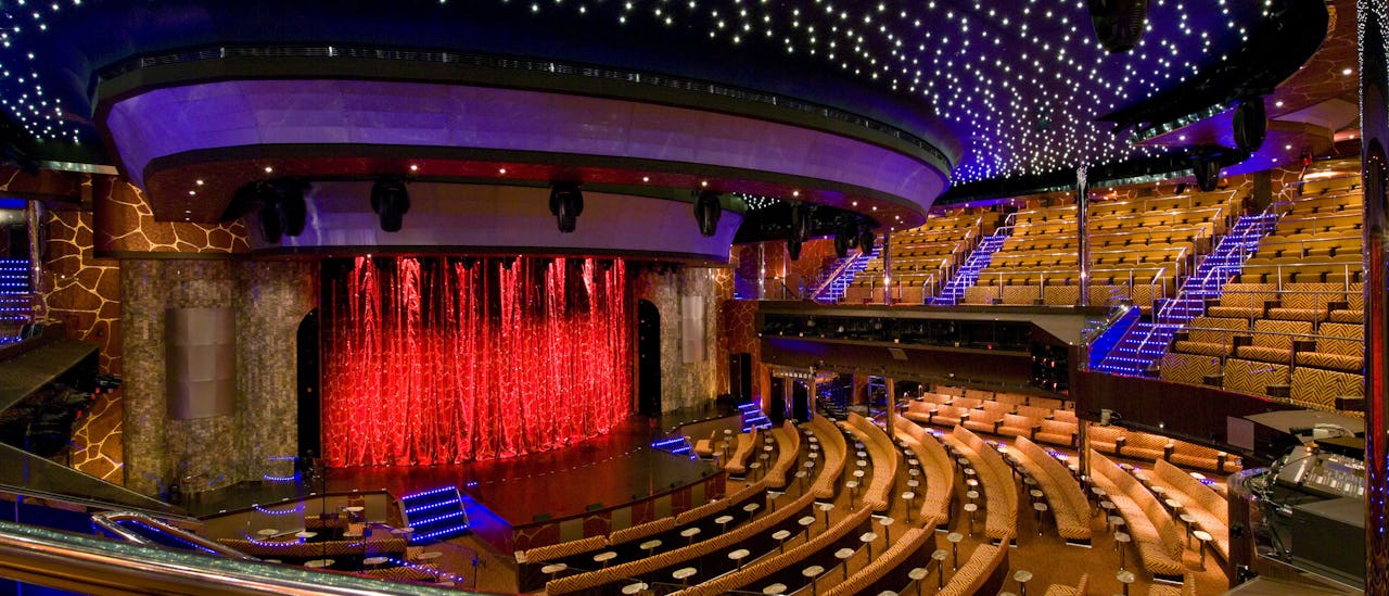 Las Vegas-inspirert underholdning i teateret