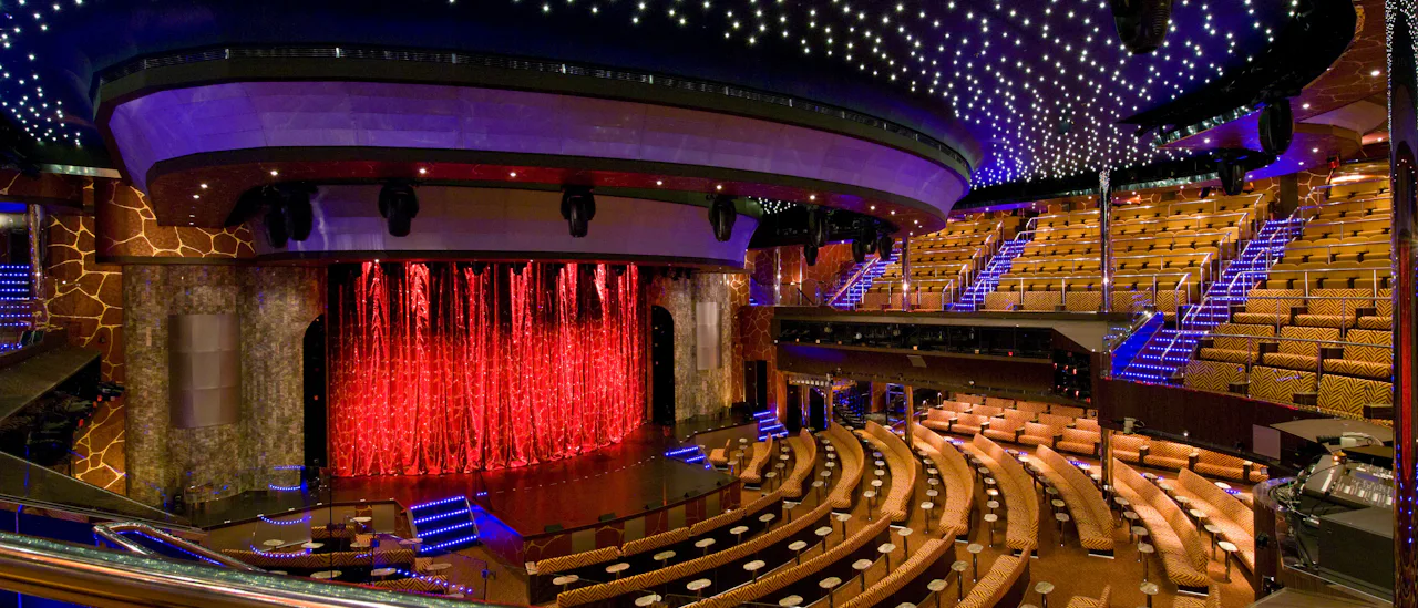 Las Vegas-inspirert underholdning i teateret