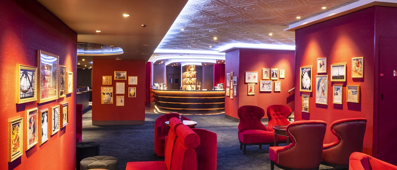 Le Cabaret Rouge inspirert av Franske kabaretsalonger på 1920-tallet