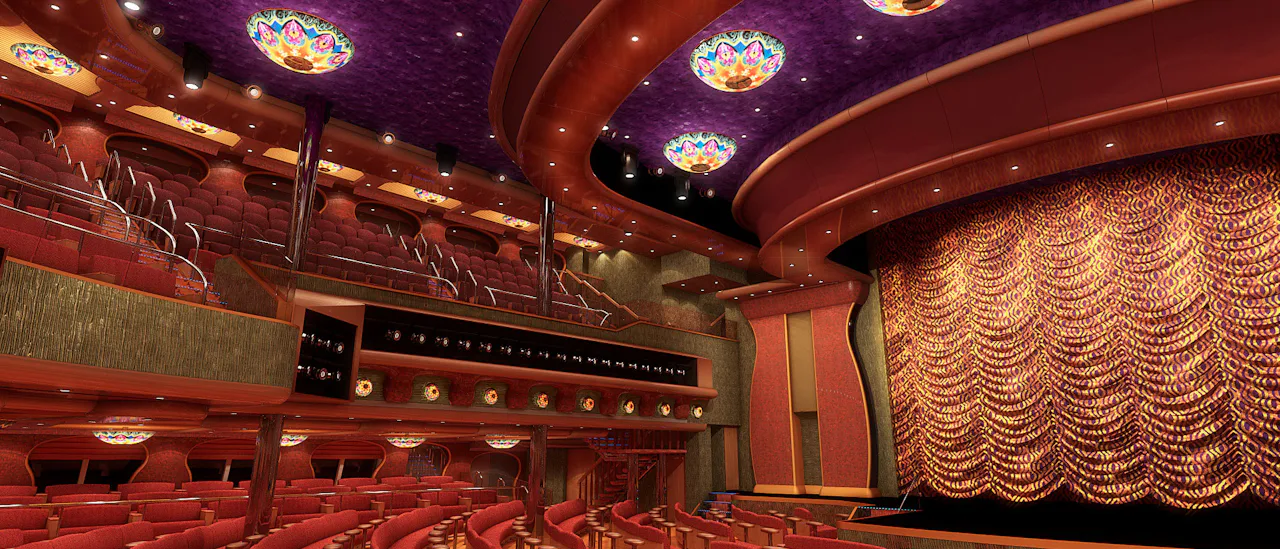 Las Vegas-inspirert underholdning i teateret