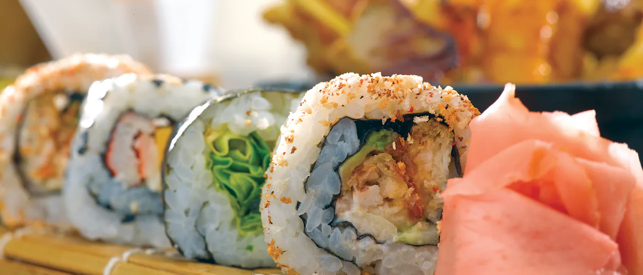Sushi-tid på Red Ginger