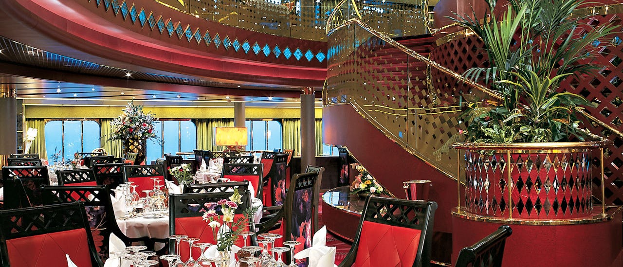 À la carte-restauranten er inkludert i prisen