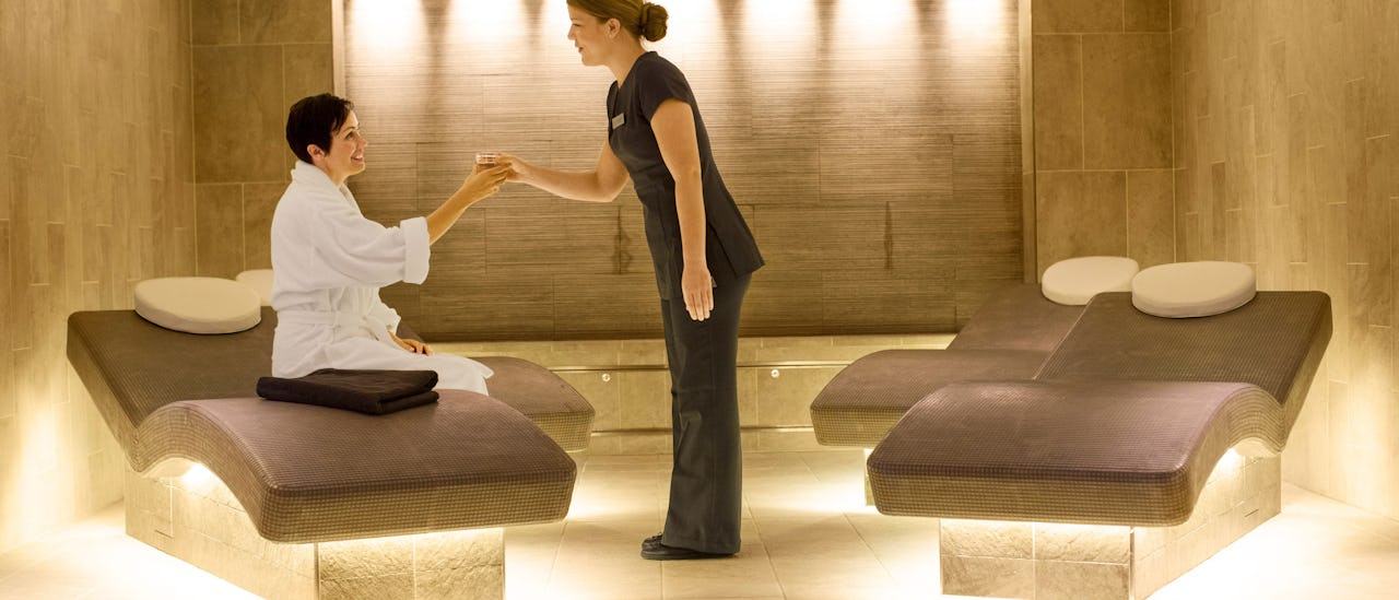 Lad batteriene dine på The Spa.