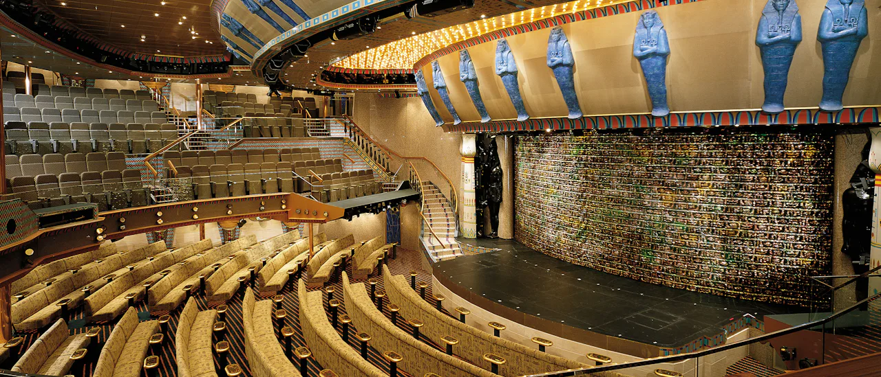 Las Vegas-inspirert underholdning i teateret