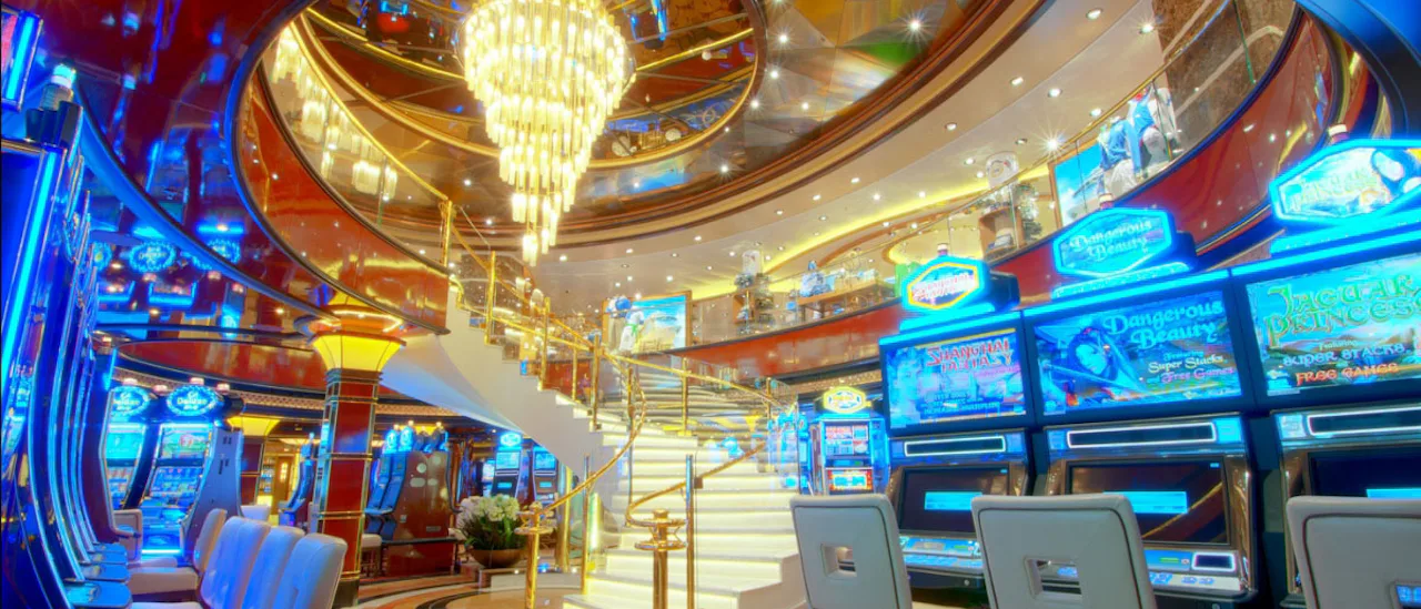 Her kan du prøve lykken i casinoet.