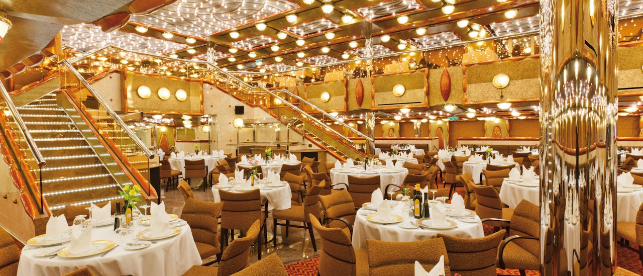 Hovedrestauranten er inkludert