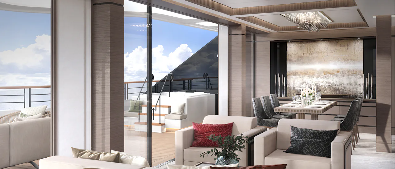 Oceanview accommodations, each with private terrace overlooking the ocean