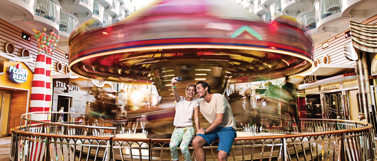 Karusellen på  "the Boardwalk"