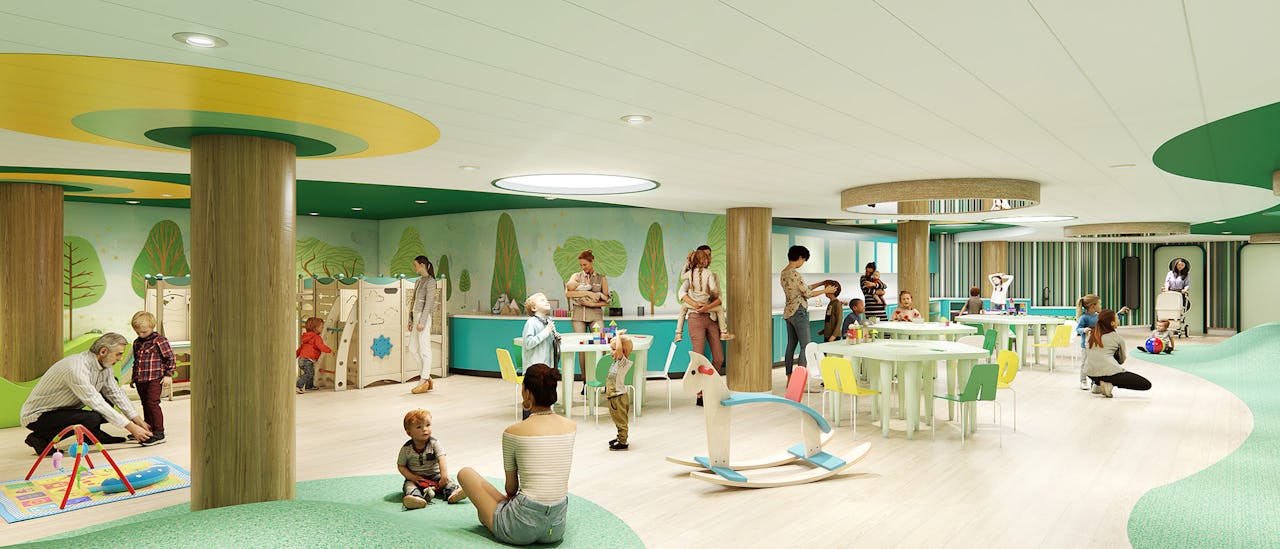 Barn og ungdomsklubber finner du ombord