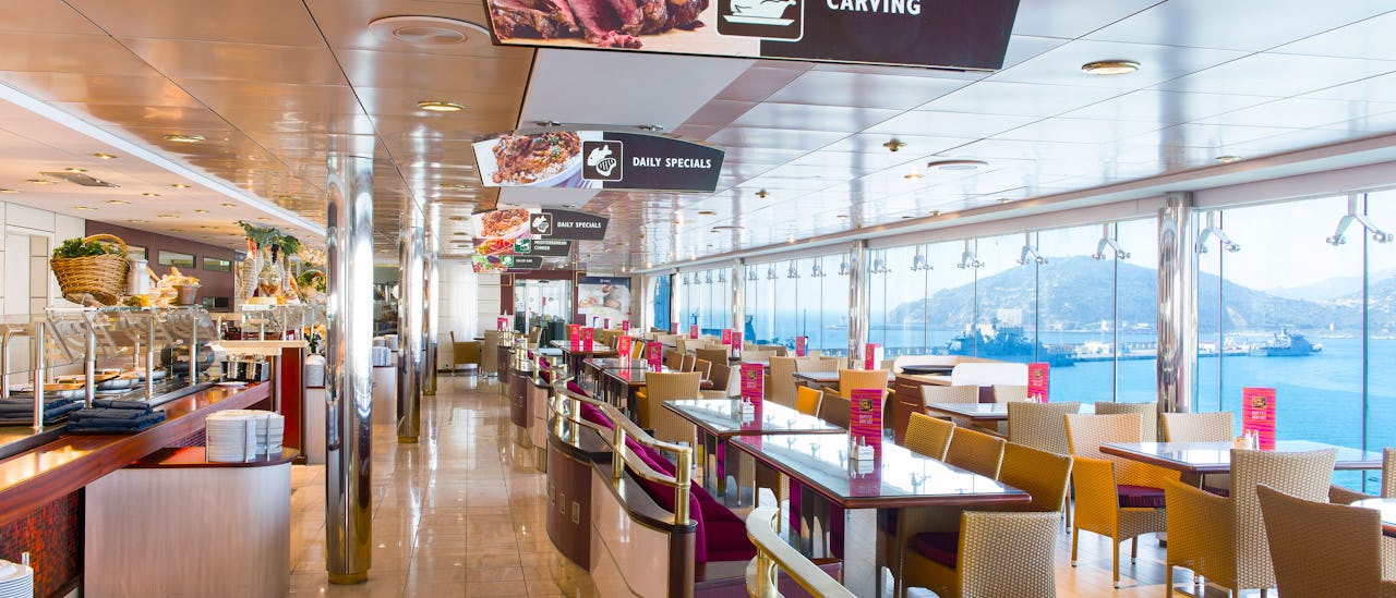 Velg favorittretter i bufférestauranten