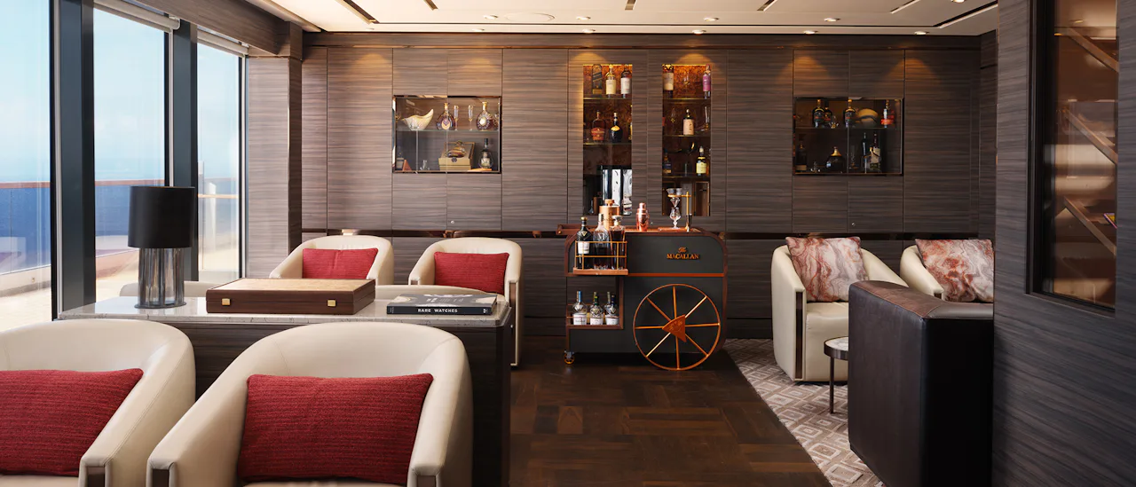 The Humidor - cap off your day with a premium cognac in this intimate lounge