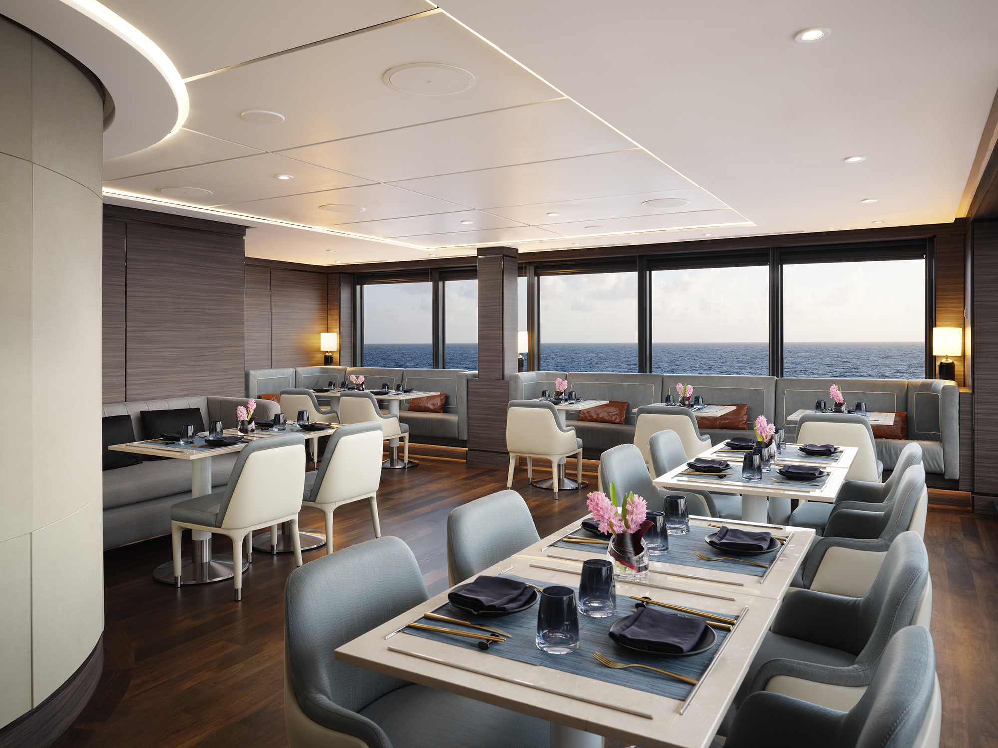 Have a seat at the sushi bar or gather around a table at Talaat Nam