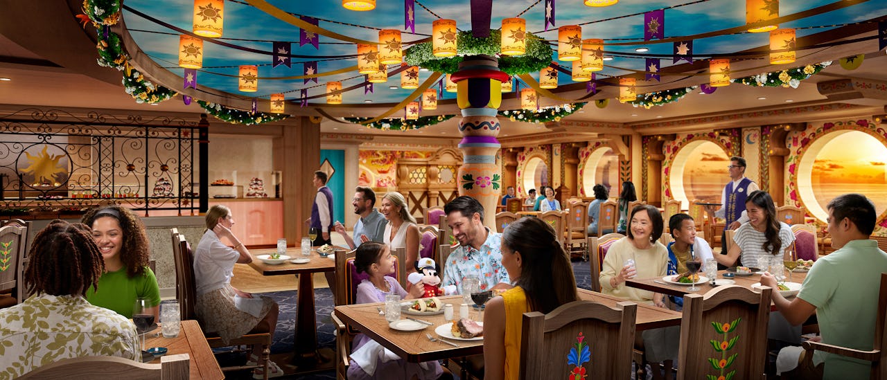 Main dining at the Enchanted Restaurant