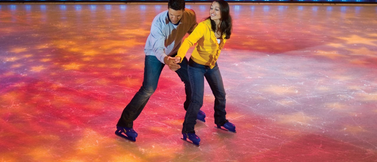 Ice skating