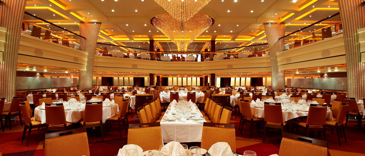 Hovedrestauranten er inkludert