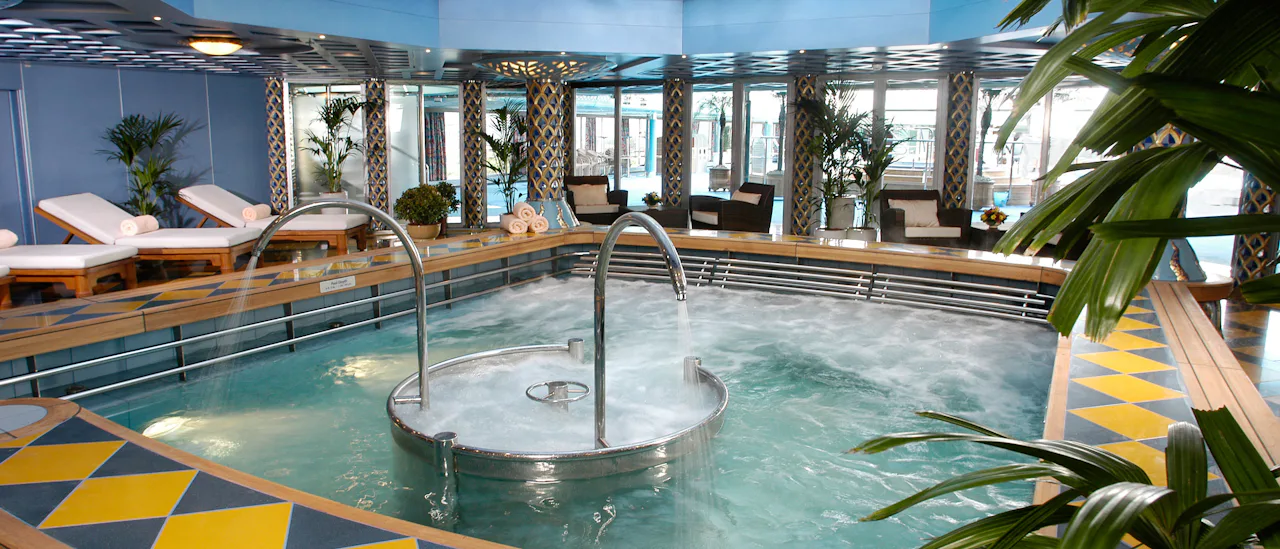 Boblebad på spa-området