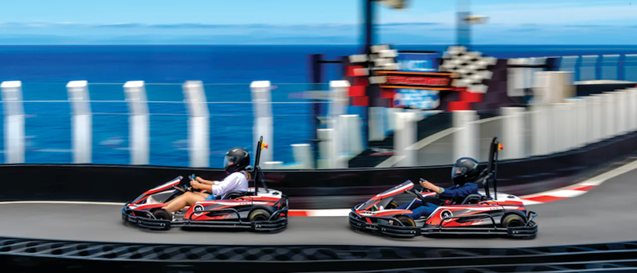 Det kiler i maven på go-cart banen