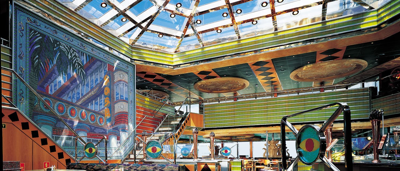 Bufférestauranten er inkludert