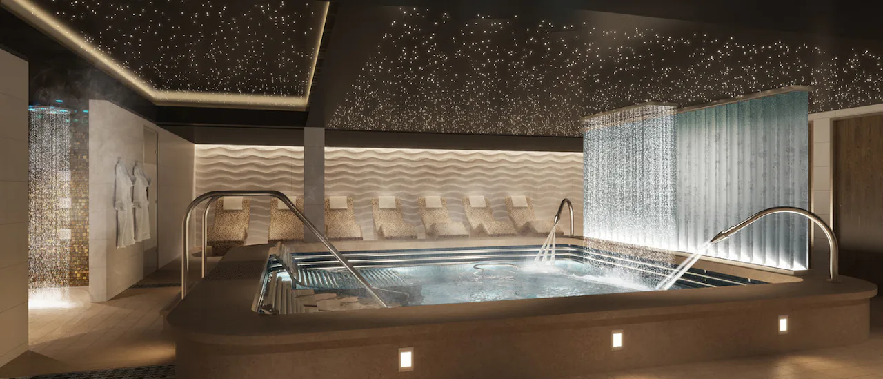 Spa bassenget.