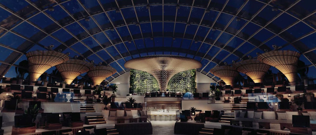 The Dome, har akrobatiske forestillinger laget i samarbeid med det anerkjente Cirque Éloize