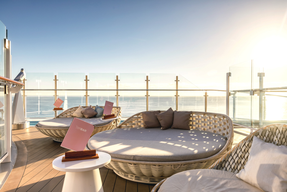 Fresh air, endless views and of course sun on the spacious sundecks