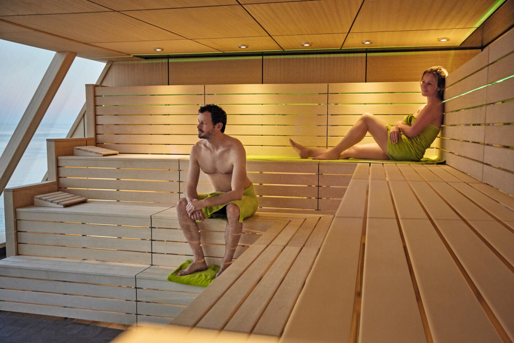 Finsk badstue med deilig utsikt