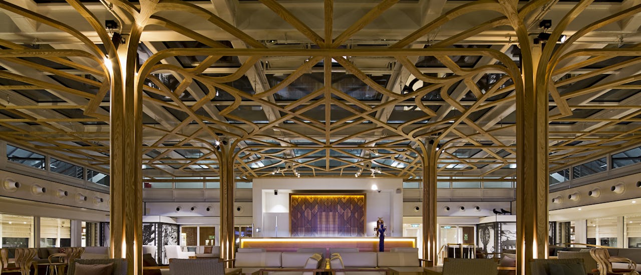 Wintergarden at night