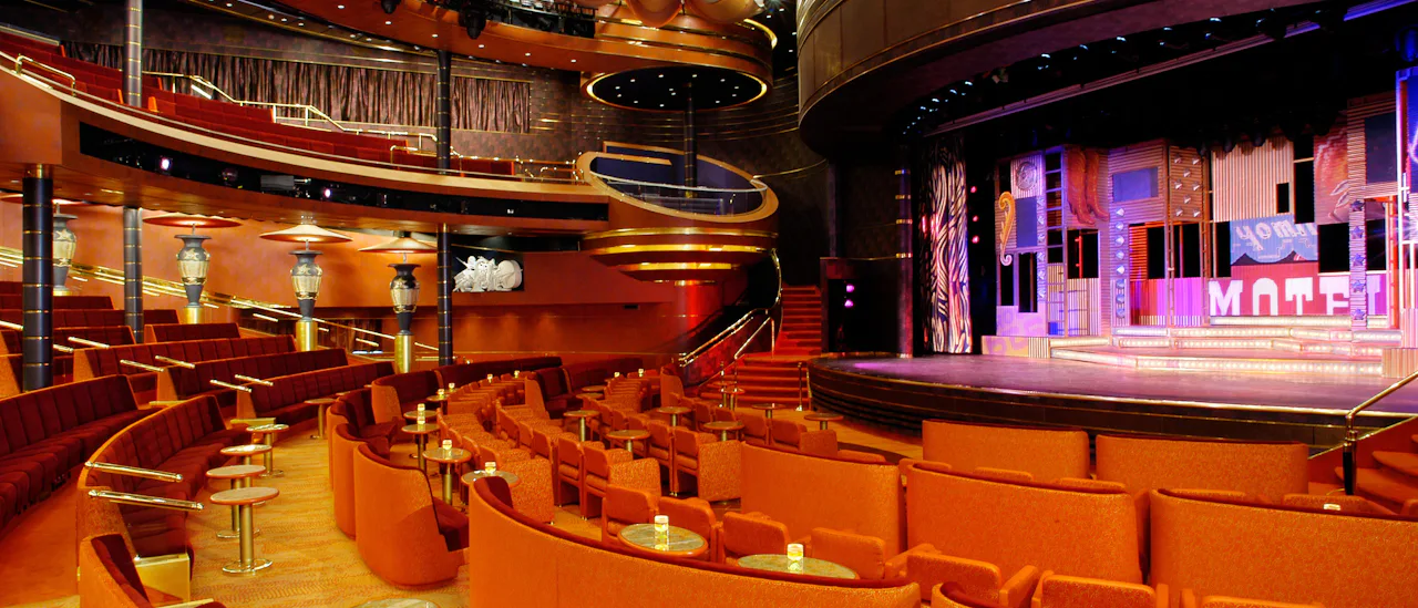 Las Vegas-inspirerte show i teateret.