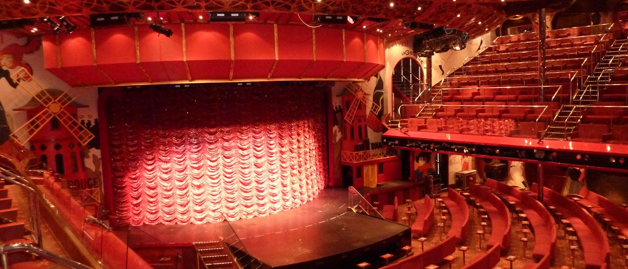 Las Vegas-inspirert underholdning i teateret