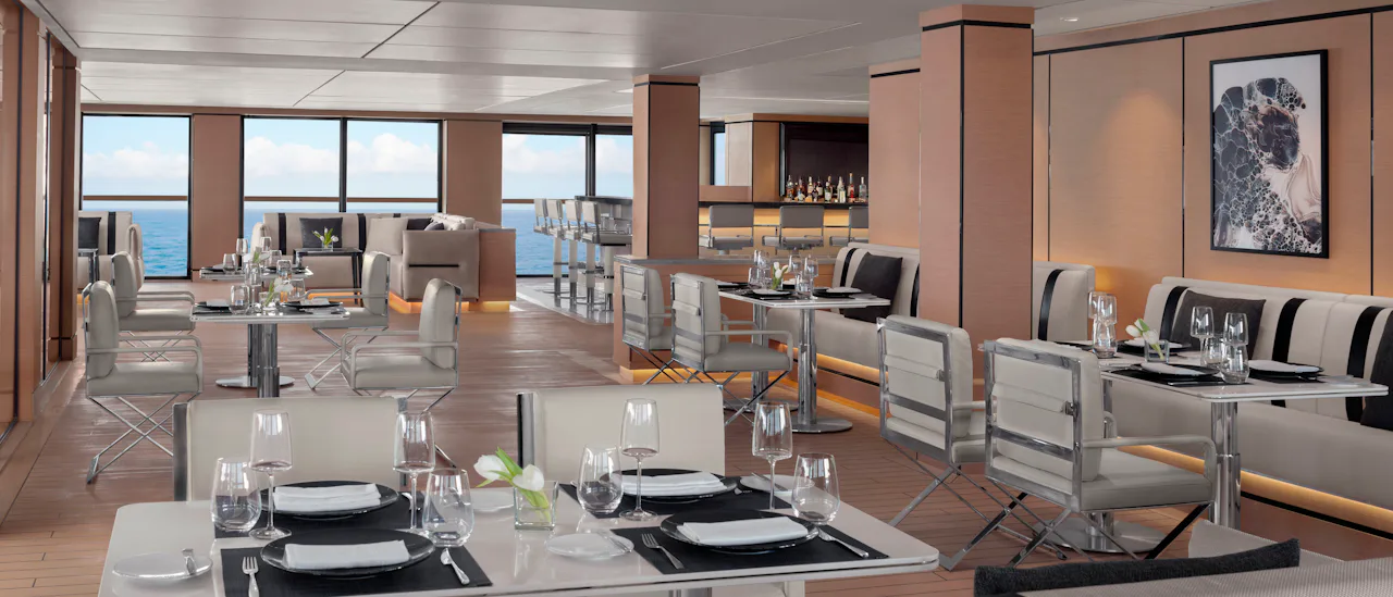 Enjoy a relaxing meal or casual bite at this inspired poolside restaurant