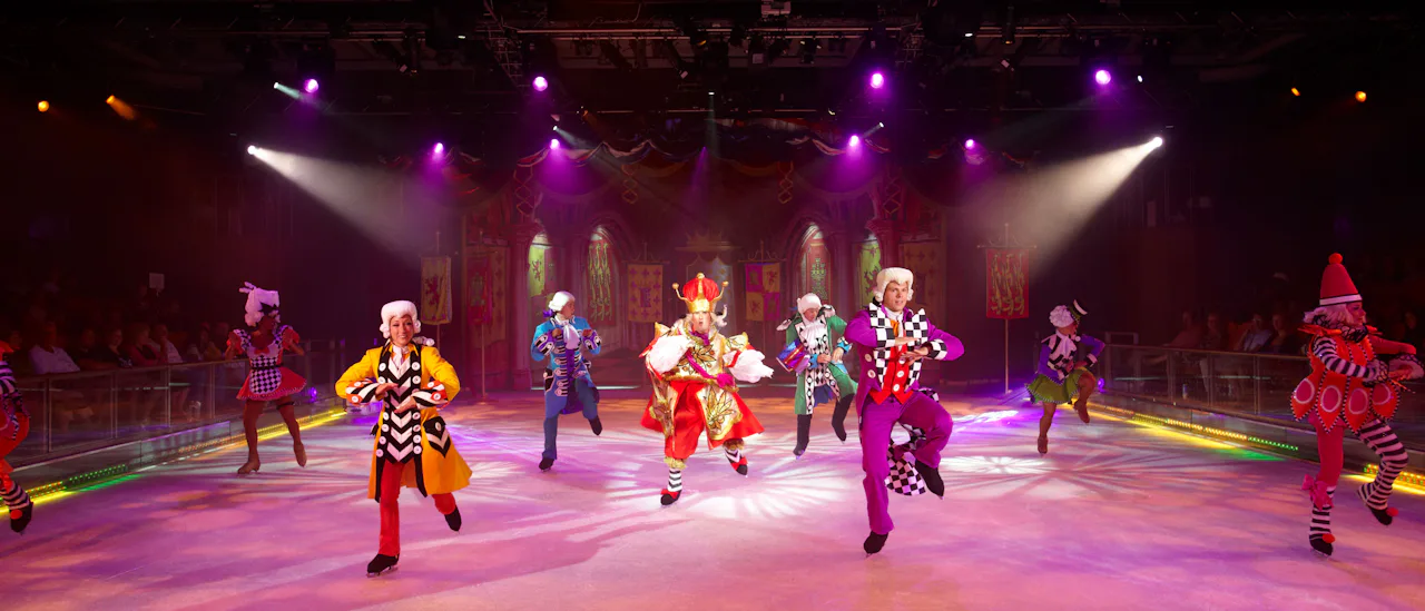 Spektakulære isshow i Studio B