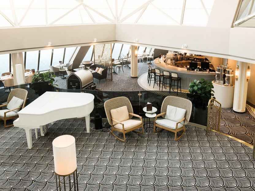 I kafésalongen skjemmer baristaen deg bort med spesiallagde kaffedrikker hele dagen