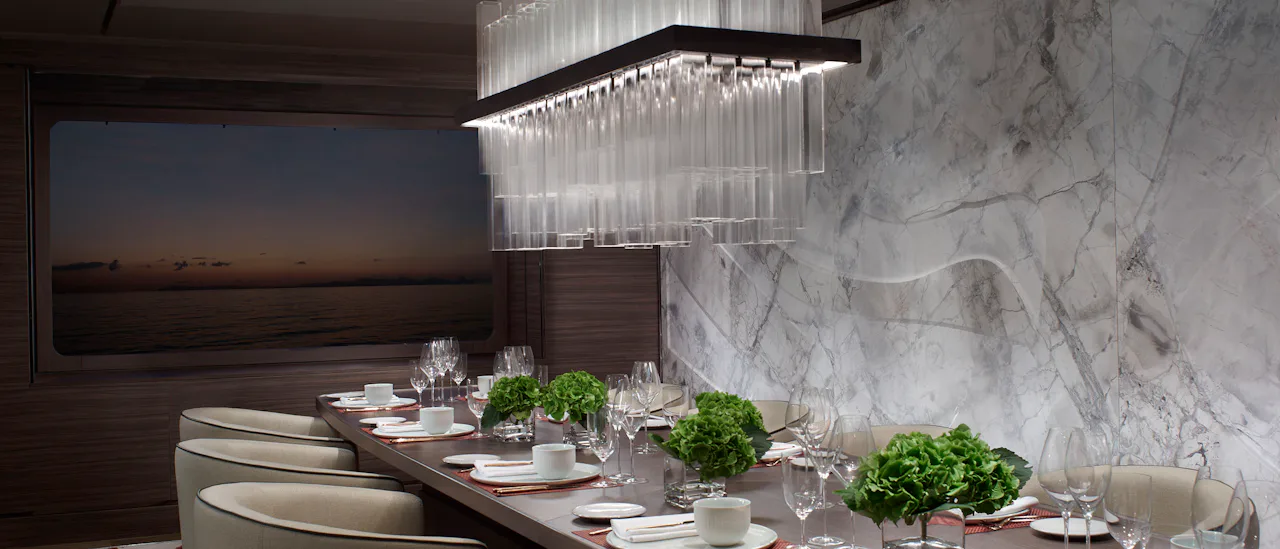 The Ochre Room er hovedrestauranten