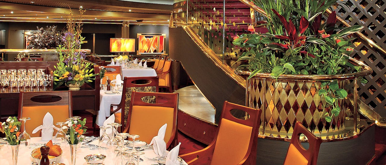 À la carte-restauranten er inkludert i prisen