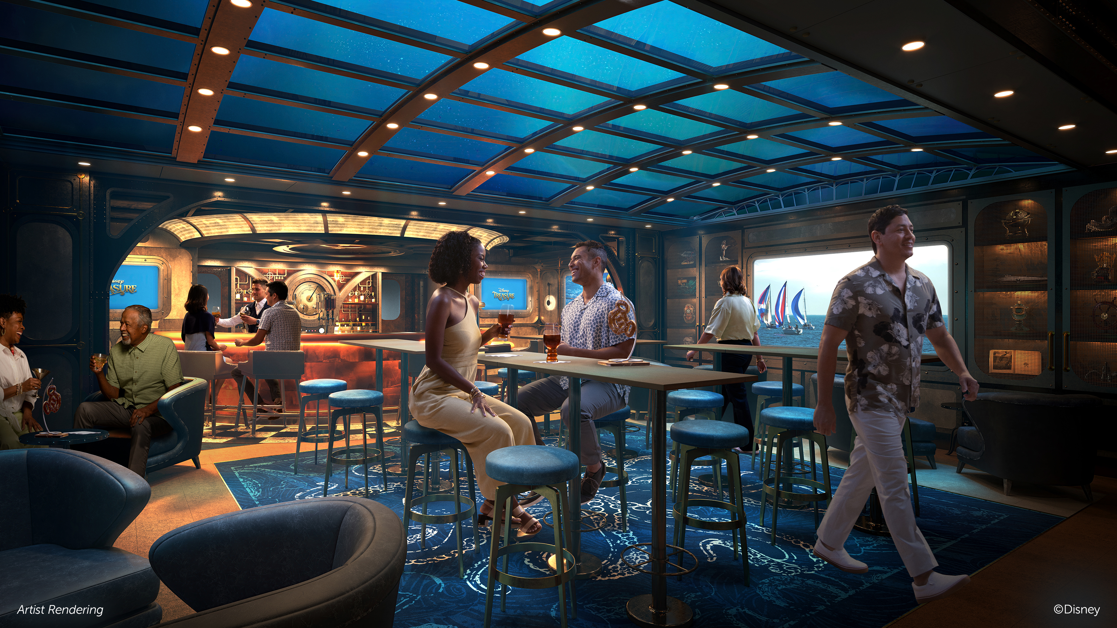 Periscope Pub er inspirert av filmen «20,000 Leagues Under the Sea» fra 1954