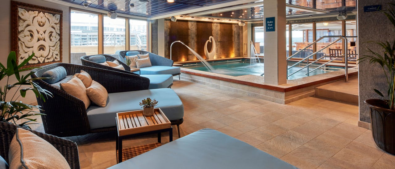 Boblebad på spa-området