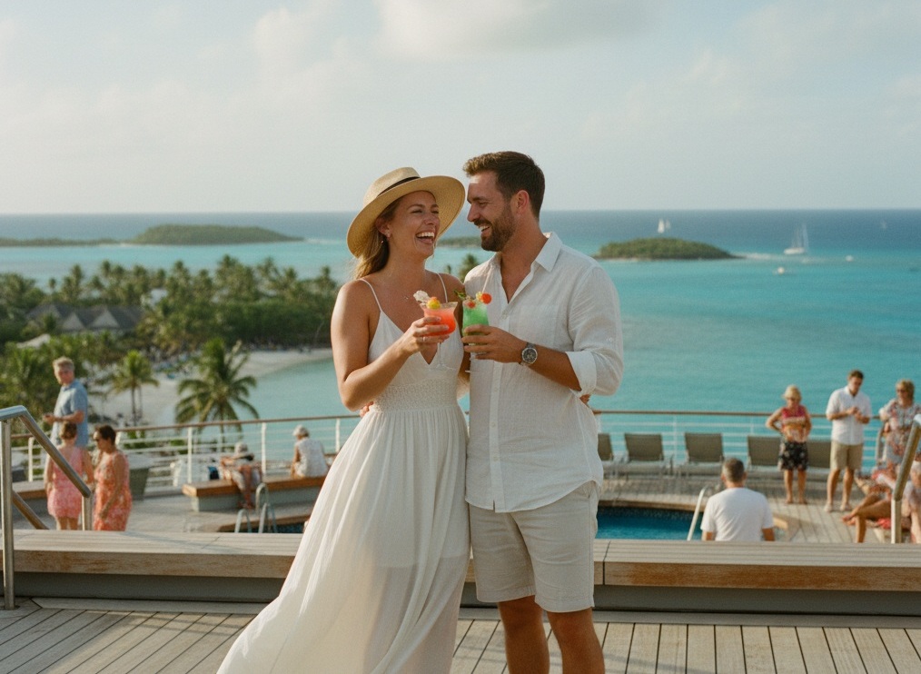 Bryllupsreise på cruise