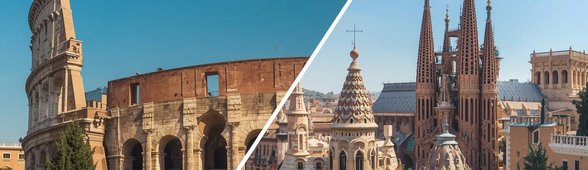 Cruise fra Barcelona vs Roma med oversikt over havner, skip og avgangshavner i Middelhavet