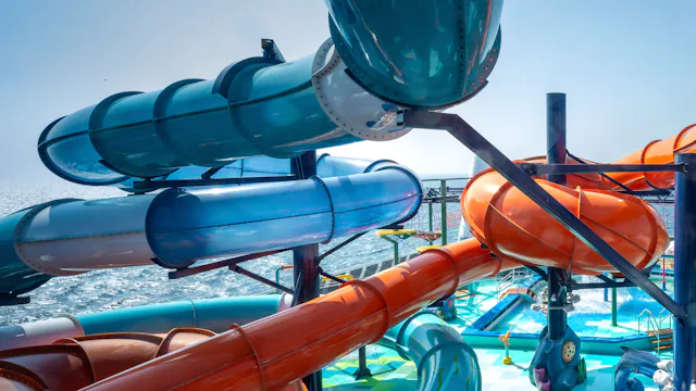 Masse aktiviteter for barnefamilier på MSC Cruises, blant annet vannsklier